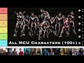 Ranking EVERY SINGLE MCU Character | Over 100+ MCU Characters!!