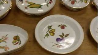 Vintage Royal Worcester Evesham Cooking Set Dishes