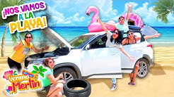 NOS VAMOS A LA PLAYA 🏝 ☀️ 8 HORAS EN CARRETERA ¡Nos Pasó de Todo!😫🚙| VERANO MERLIN