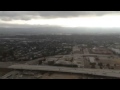 Aterrizando en nublado San José California.