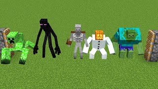 mutant enderman + warden + mutant skeleton = ???tnt + crystal = ???all mutants combined = ???