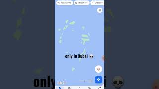 who tf named this island? 💀 #shorts #maps #googlemaps #viral #trending #uae #dubai #nah