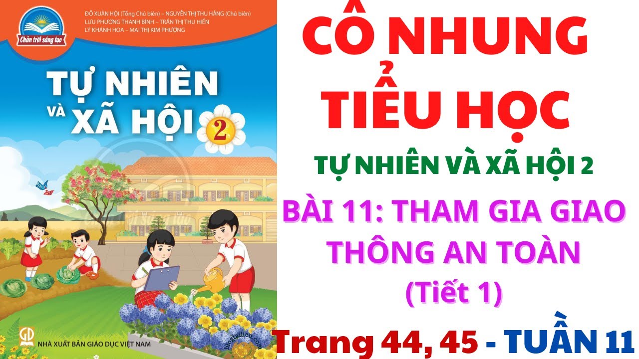 Tự nhiên và Xã hội lớp 2 | Tuần 11 | Bài 11: Tham gia giao thông | Tiết 1 | Trang 44, 45 |