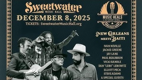 S2 Music Heals International Annual Benefit Concert Sweetwater Music Hall Mill Valley CA 12 8, 2025 