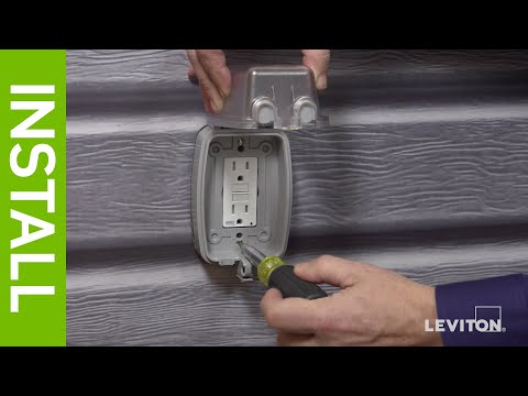 Video How to Install a Leviton Extra Duty While-in-Use Cover - youtube