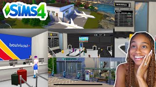 Theres Finally a Airport In The Sims 4 ✈️ ! ✨Free DL Available NOW ! *With Links*