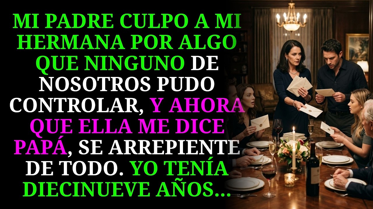 Una tarde cualquiera, mi padre me dejó unos billetes en la mesa como propina y se fue con una maleta. Yo tenía veintitrés años y llevaba cuatro criando solo a mi hermana, porque él culpó a una...