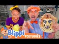 Blippi e Meekah Fazem Cerâmica! | Blippi em Português | Vídeos Educativos para Crianças