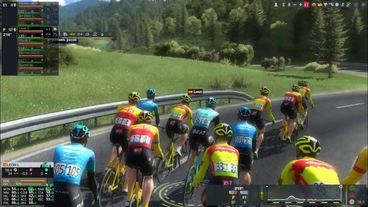 Pro Cycling Manager 2023 : MOUNTAIN GAMEPLAY // Col de la Loze ft. Jonas  Vingegaard 