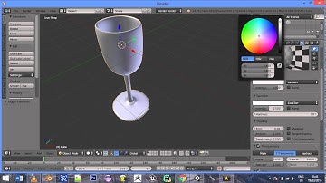 Making a goblet (Wine Glass) in Blender 3D - Tutorial