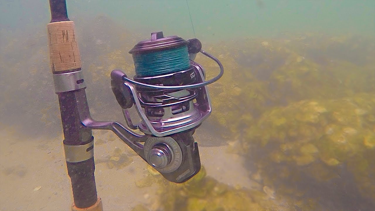 BAD IDEA? Fishing with Saltwater Submerged Reel YouTube