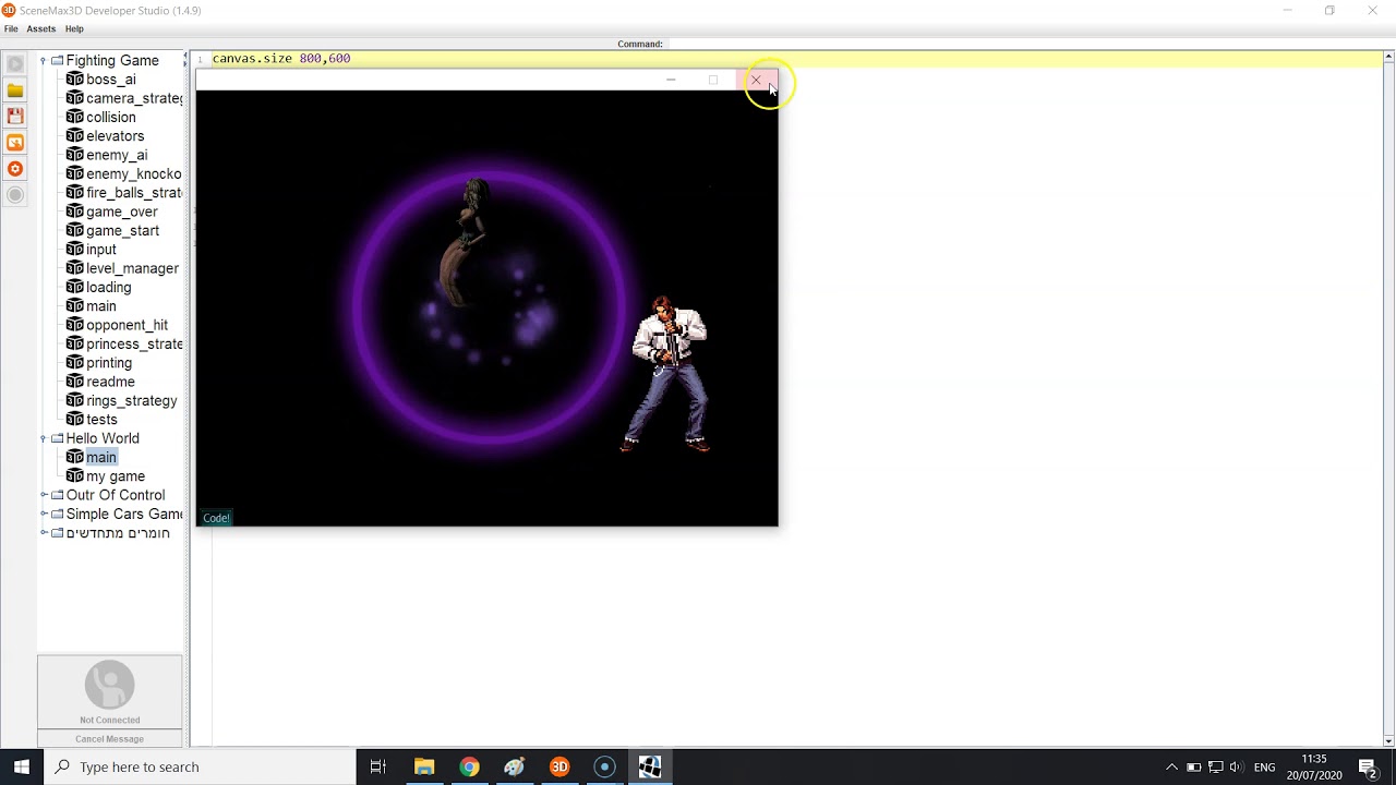 Rendering 2D Sprite Affects Canvas Size - YouTube