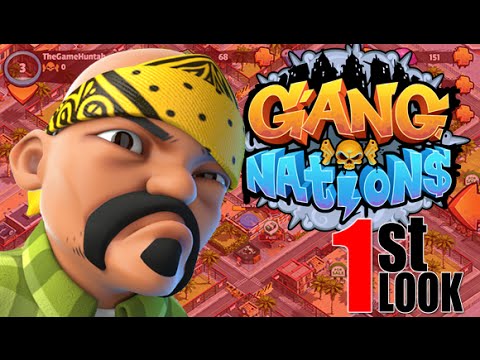 Gang Nations - CLASH OF GANGS? - 1st Look Gameplay (iOS)