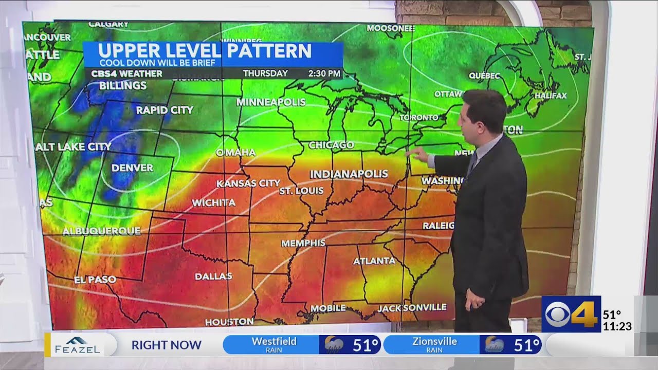 Sunny start to the workweek, tracking rain and warmth soon after - YouTube