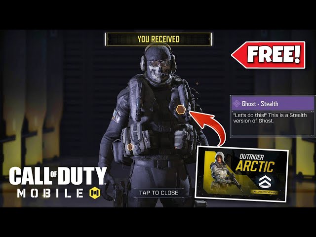 How to get the Ghost - Stealth skin for free in Call Of Duty Mobile