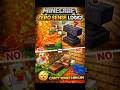 Minecraft logic with zero sense#minecraft #minecraftshorts #gaming #logic