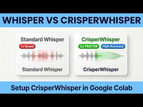 How to Transcribe Audio to Text for Free | Speech to Text AI | Setup CrisperWhisper in Google Colab