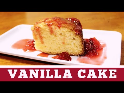 strawberry-syrup-cake|vanilla-cake-with-strawberry-syrup|vanilla-cake-recipe|