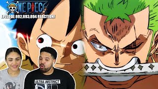 LAND OF WANO! One Piece Episode 892, 893, 894 REACTION!!!