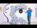 COMO HACER UN ARCO DE GLOBOS 👶 ( gender reveal o baby shower ) 👶 decoracion con globos - gustavo gg