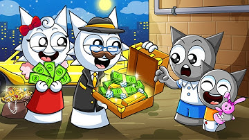 GRAY Adopted by a RICH SPRUNKI FAMILY | Incredibox Sprunki Animation