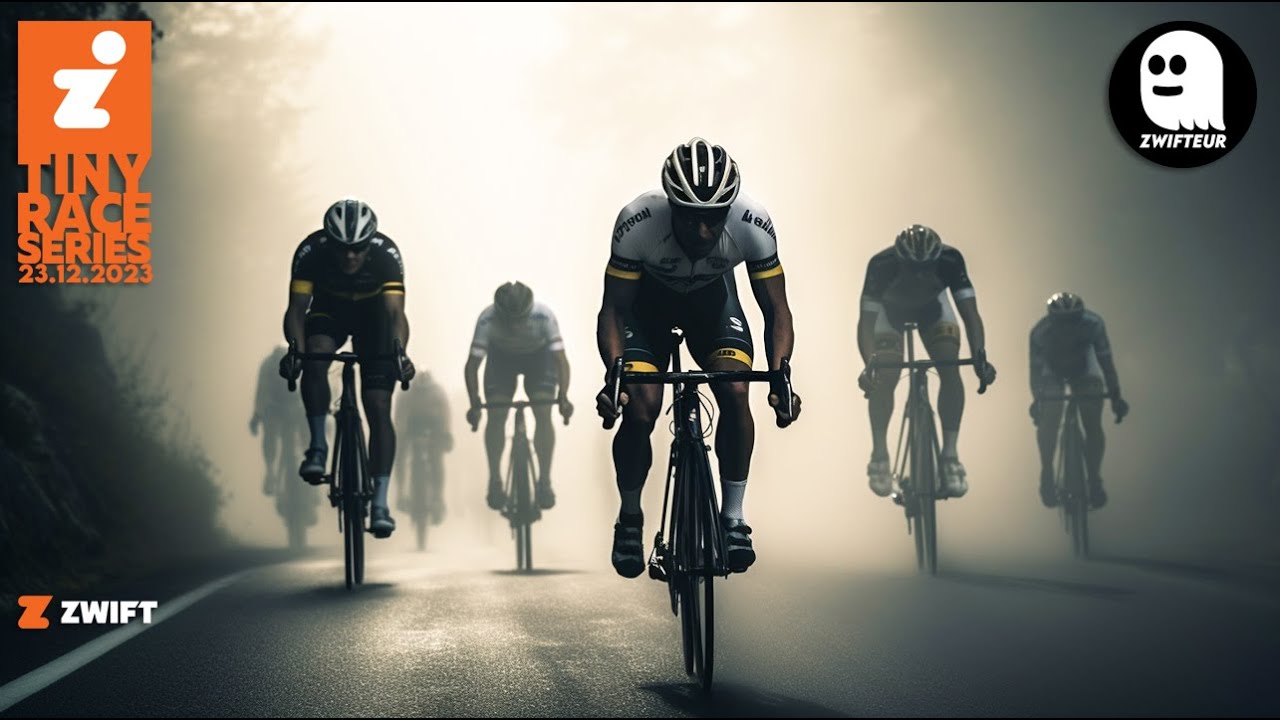 [com] Zwift Tiny Race Series - 4 courses en 1h (C) - Un top 10 sur 100 ...