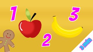 Numbers Song With Cookie Man 1- 10 Apples And Bananas Our Favorite Nursery Rhymes
