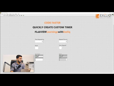 Learn how to Quickly Create a Custom Timer in LabVIEW | LabVIEW tips and tricks | LabVIEW Basics