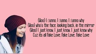 Video thumbnail of "Fake Love - BTS (방탄소년단) [English Cover by Ysabelle Cuevas] Lyrics"