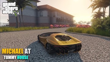 GTA5 - Michael & Trevor Visit Tommy House At Vice City