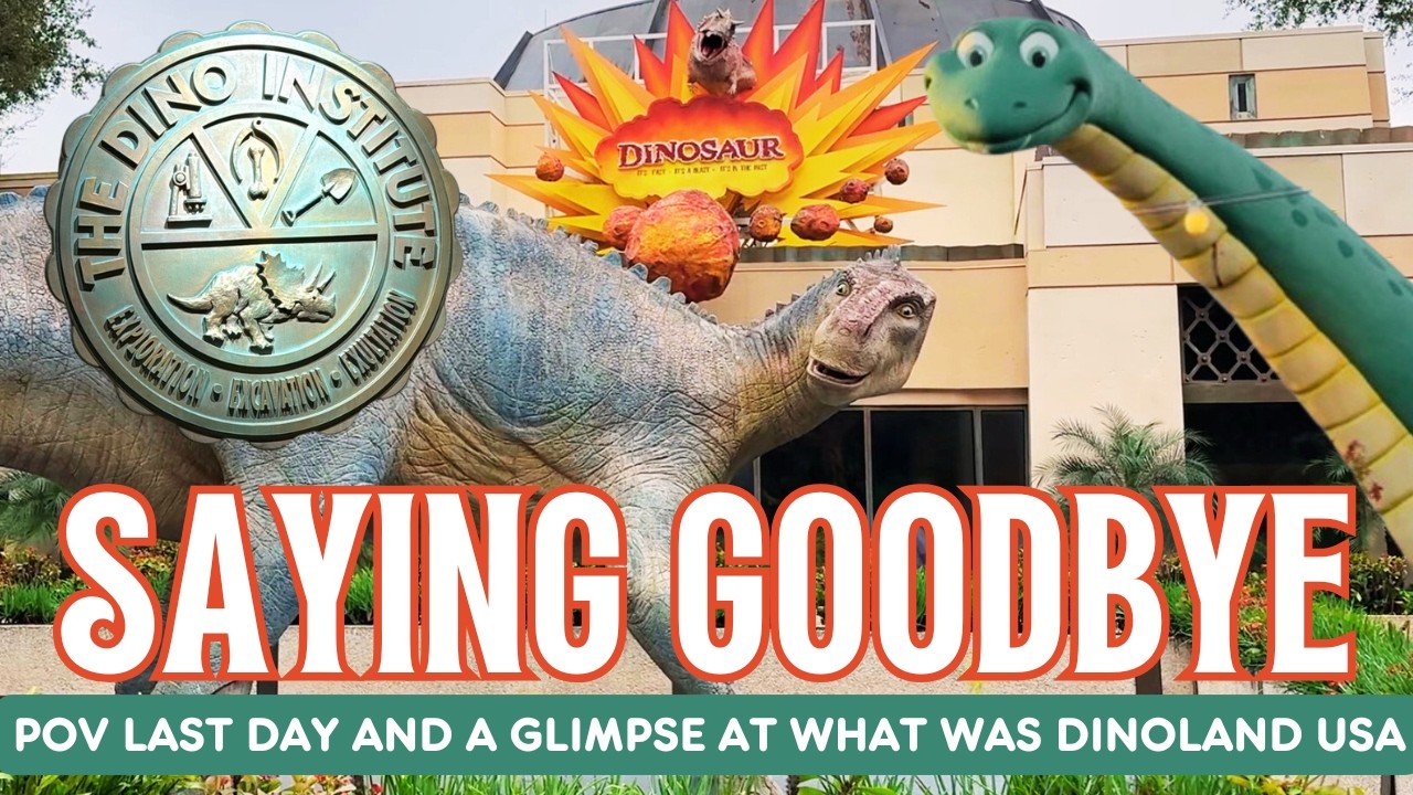 Goodbye to Dinoland USA | Last Day | Dinosaur Ride POV | Full Land Montage