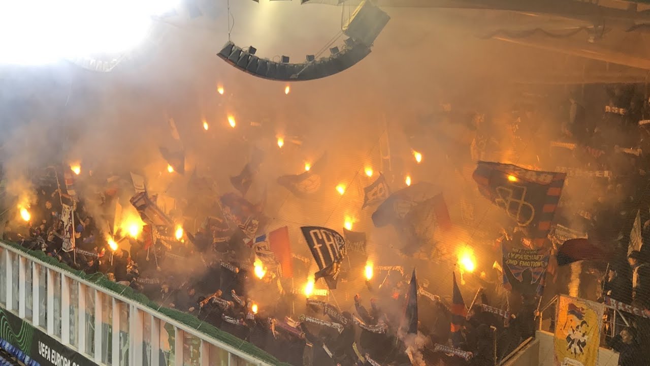 ULTRAS & FANS: MUTTENZERKURVE BASEL AWAY AT TEHELNE POLE | Slovan Bratislava - FC Basel