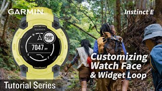 Tutorial - Instinct E: Customizing the Watch Face Widget Loop