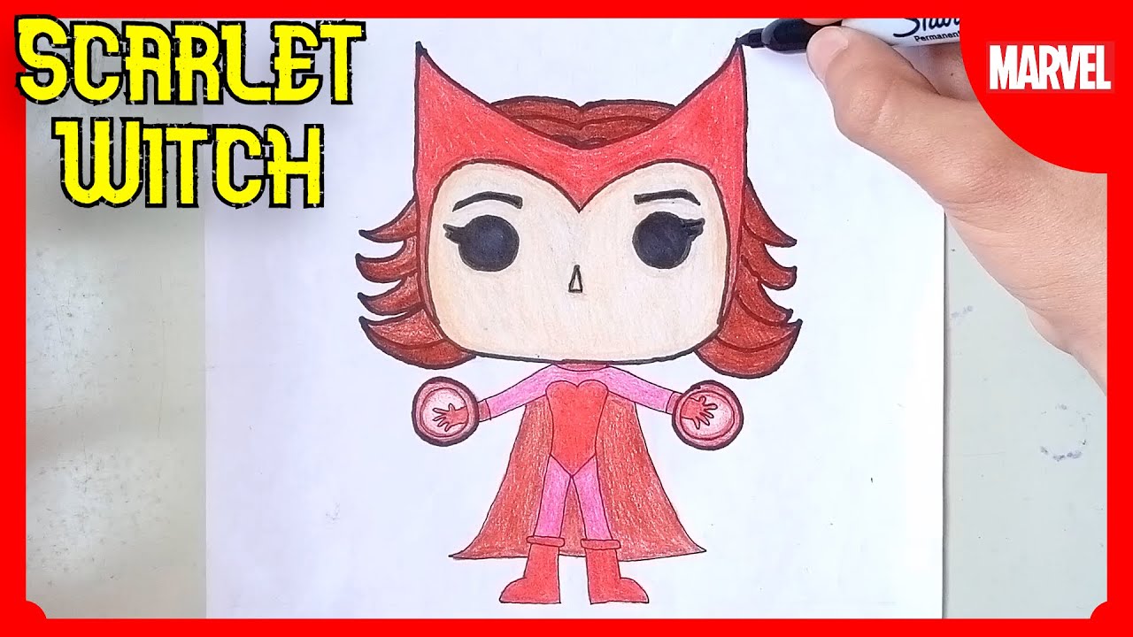 c-mo-dibujar-a-scarlet-witch-funko-pop-marvel-comics-youtube