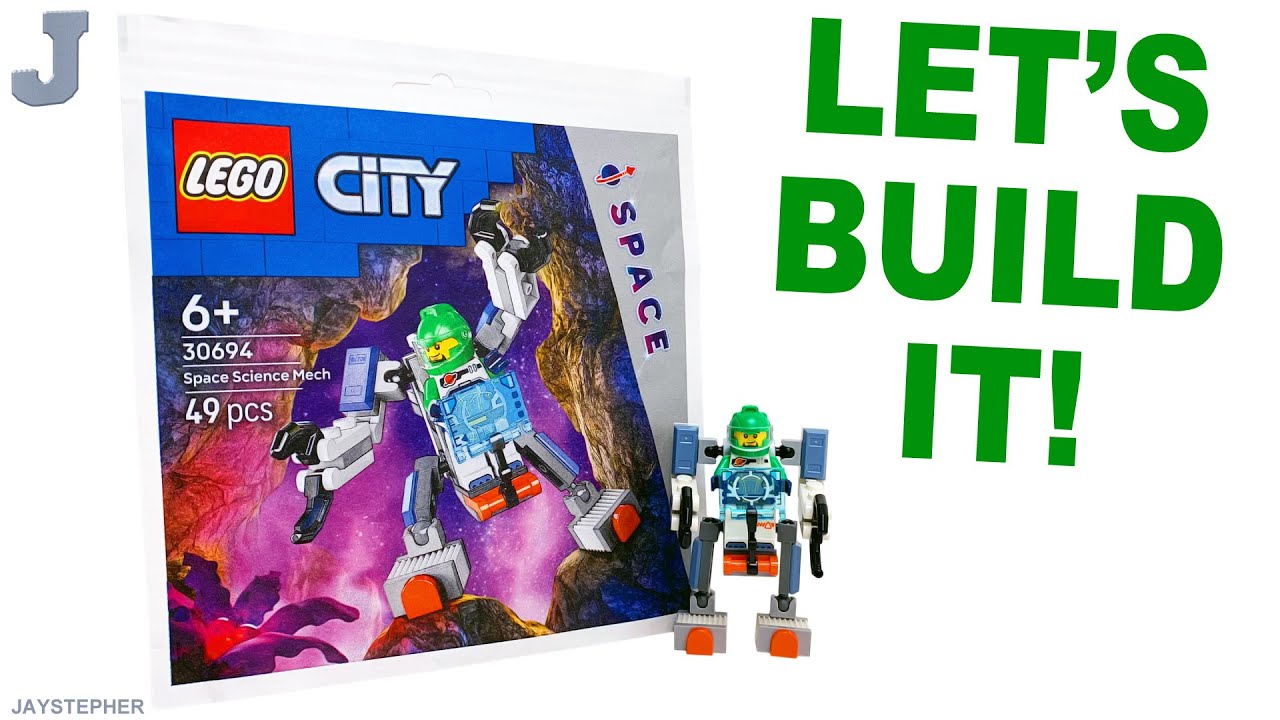 LEGO City 2025 Space Science Mech 30694 Unboxing, Build, & Review 