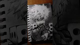 Drawing ✨ Bakugo ✨ from MHA #shorts #art #sketch