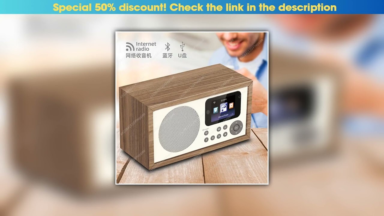 Flash Sale D2/D4 Wifi Internet Digital Radio Built-in Spotify HD Colour Screen Clock Home Multi-pur