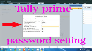 tally prime me password kaise lagaye | tally erp9 me password kaise lagay | tally prime password
