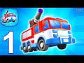 Fire Idle: Fire Station Games - Gameplay Walkthrough Part 1 Firefighter Driver Emergency Rescue