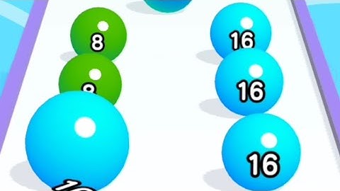BALL RUN 2048 Game All Levels Walkthrough Games Level 23-26 Rainbow Balls