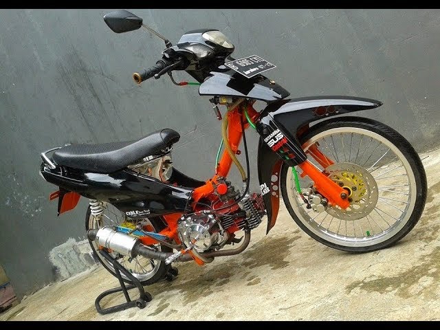 Tm2 Video Modifikasi Motor Suzuki Shogun R 110 Look Racing Style Paling Keren Terbaru Part 2 Youtube