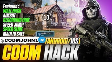 CODM MOD MENU APK COD MOBILE+WALLHACK +AIMBOT + ESP | DOWNLOAD CHEATS NO RECOIL CODM APP
