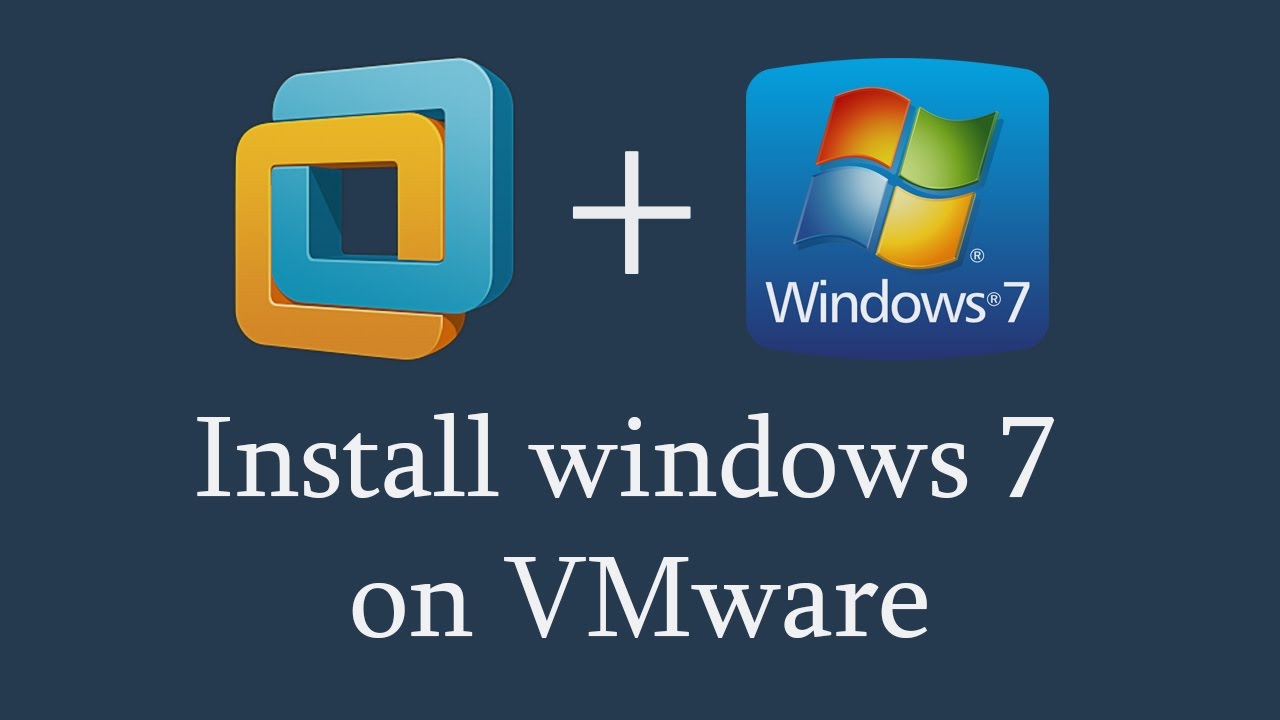 จําลองวินโดว์  Update 2022  How to install Windows 7 on VMware Workstation 12