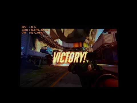 Overwatch on the 2017 Surface Pro i5 8gb ram