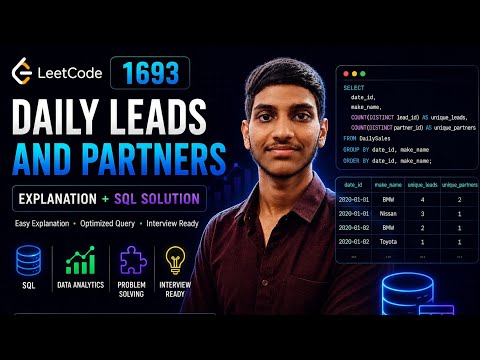 Leetcode 1693 | Easy Solution | SQL | Data Analytics 