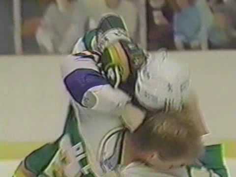 Willi Plett vs Terry Carkner Jan 5, 1987