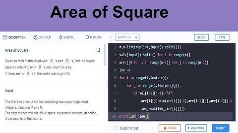 Area of Square | Python Coding Challenge | CCBP |NxtWave #problemsolving #pythonprogramming