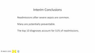 Hallie C Prescott - Healthcare Use and Excess Mortality After Severe Sepsis