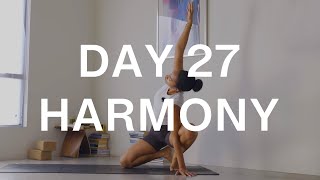 Day 27 - Harmony | 30 Under 30 Challenge