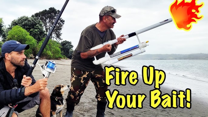 UPGRADE How to Get MORE DISTANCE for a BAIT CANNON! CHEAP BAIT LAUNCHER -  HOW To BUILD a Bait Cannon 
